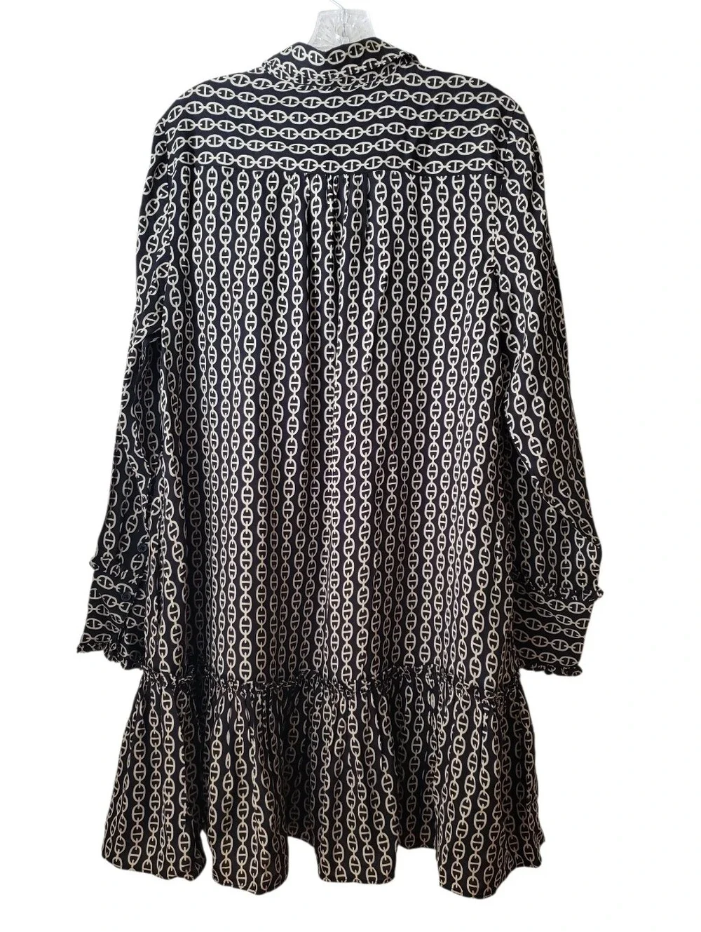 J. Crew Amelia Shirt Dress With Ruffle Hem